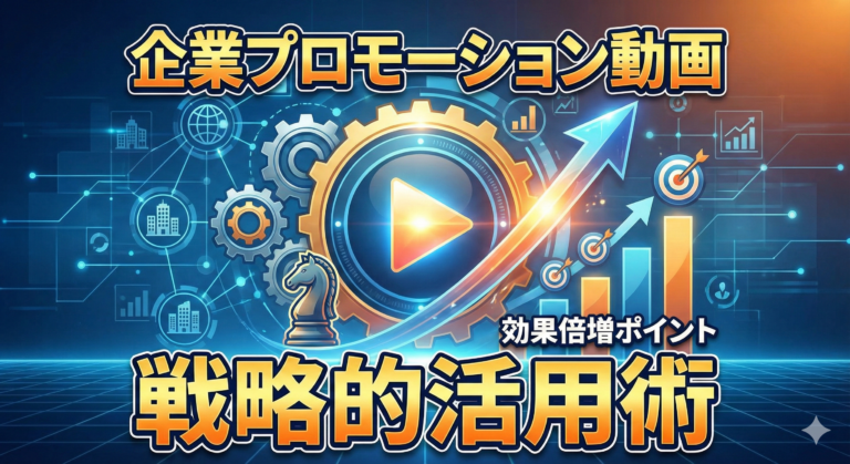 企業プロモーション動画の戦略的活用術