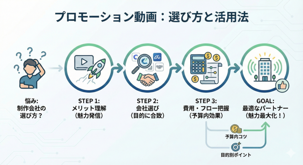 プロモーション動画制作サービスの選び方