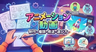 アニメーション動画を制作！種類・用途・選び方について解説