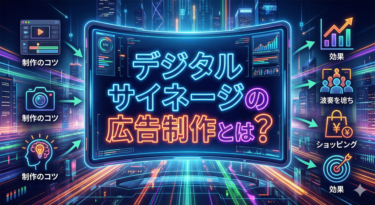 デジタルサイネージの広告制作とは｜効果を出す動画作成のコツを徹底解説