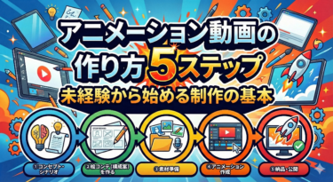 アニメーション動画の作り方5ステップ｜未経験から始める制作の基本