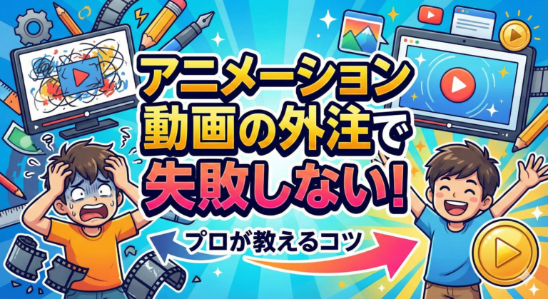 アニメーション動画の外注で失敗しないためのコツ