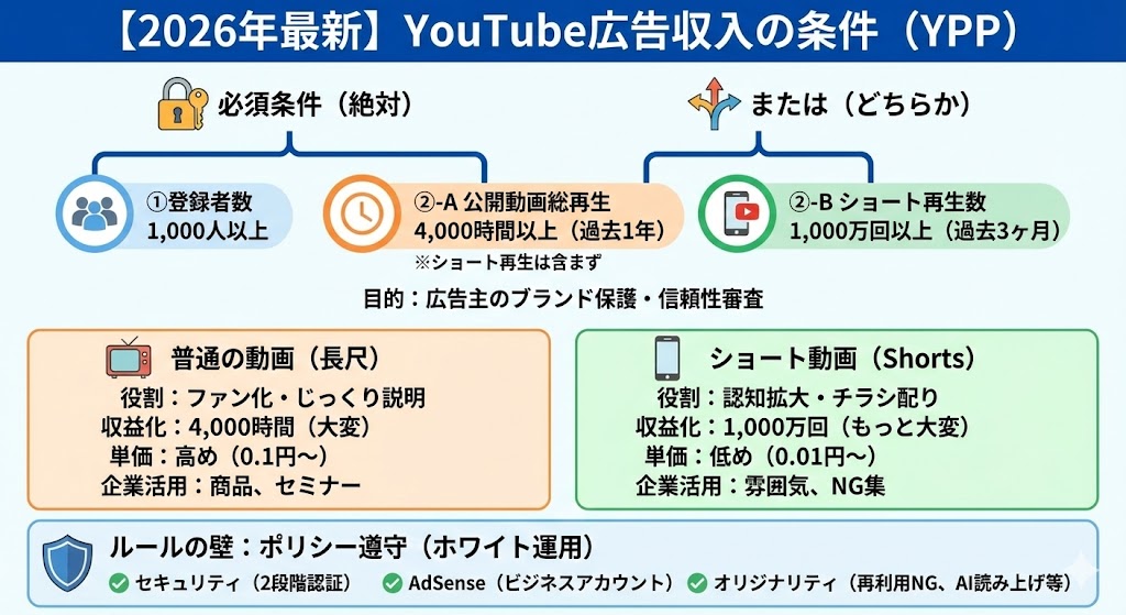 YouTubeで広告収入まとめ