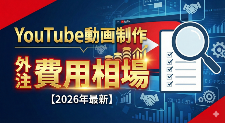 YouTube動画制作の外注費用相場