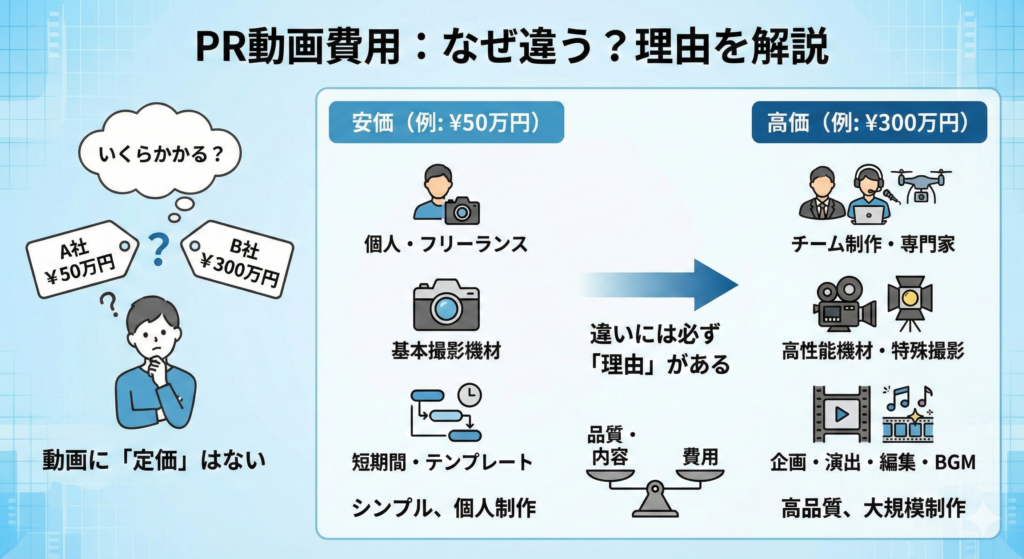 自治体PR動画の費用相場
