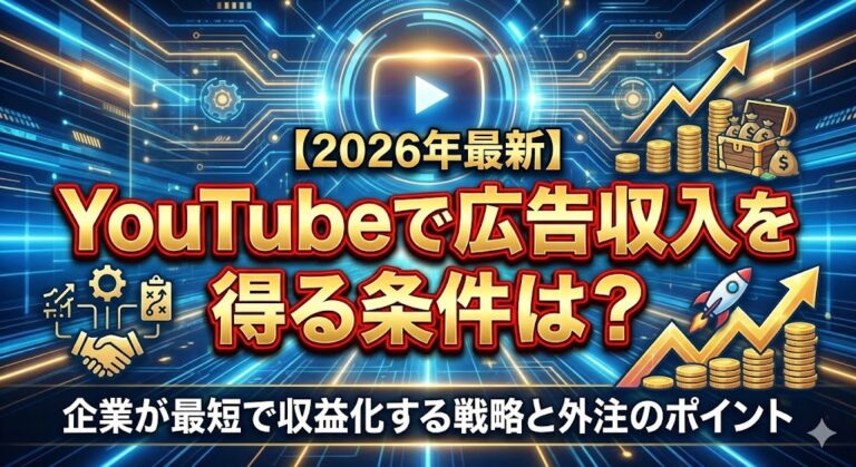 YouTubeで広告収入