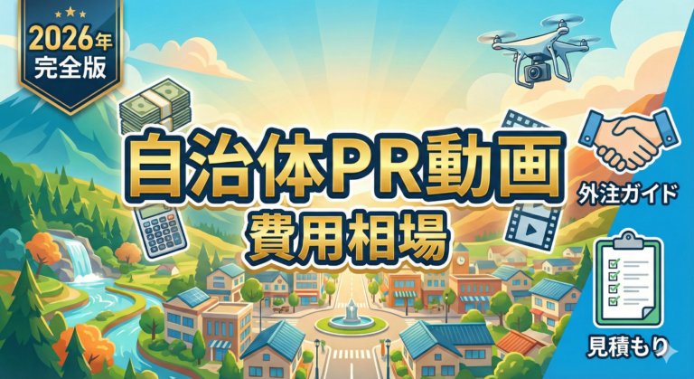 自治体PR動画の費用相場