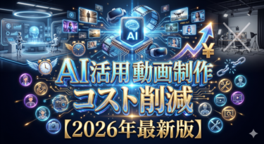 AI活用 動画制作コスト削減
