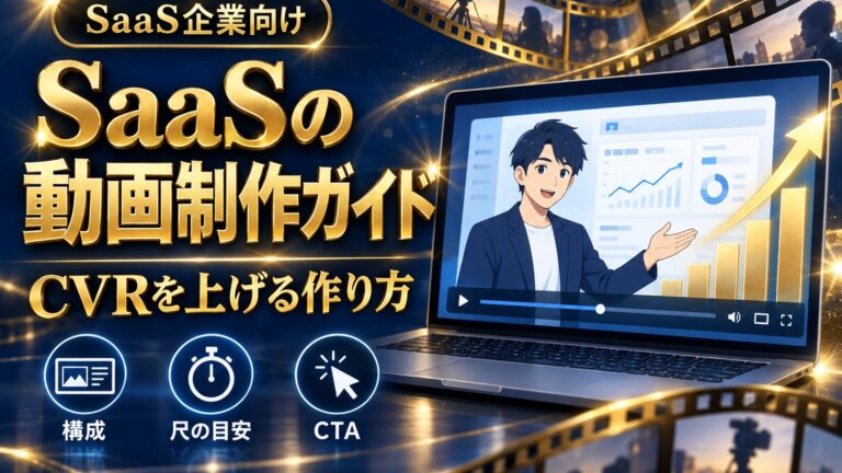 SaaSの動画制作ガイド CVRを上げる作り方