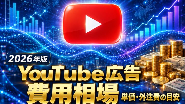 YouTube広告の費用相場(2026年版)単価・外注費の目安