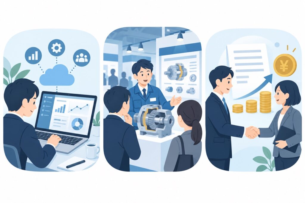 BtoB動画マーケティングの成功事例・活用例のイメージ