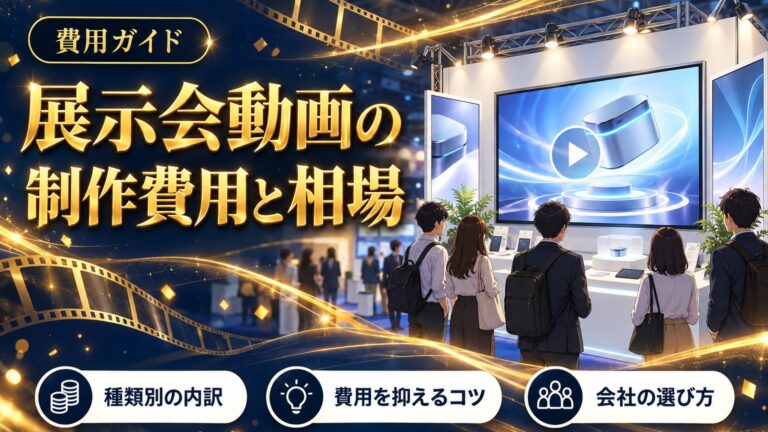展示会動画の制作費用と相場