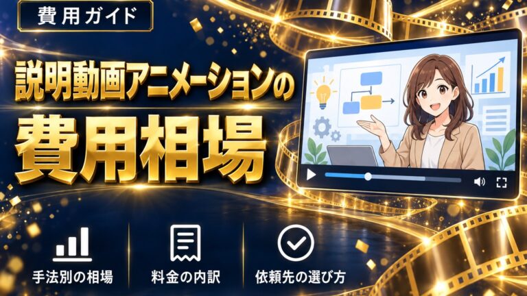 説明動画アニメーションの費用相場のイメージ