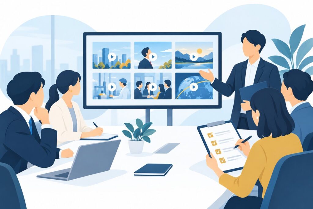 IR動画の制作会社を選ぶポイントのイメージ