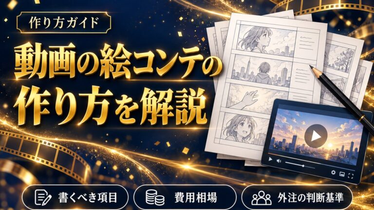 動画の絵コンテの作り方